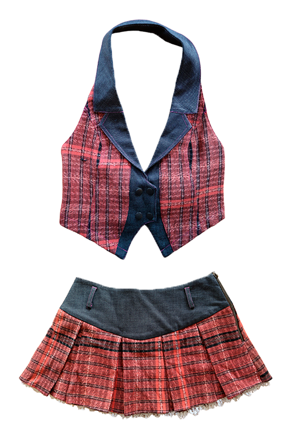 Guadalupe Two Piece - Tartan Sparkles